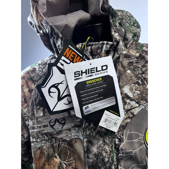 Men's Blocker Outdoors Shield Series Drencher Hunting Rain Jacket Medium Realtre - Picture 5 of 14